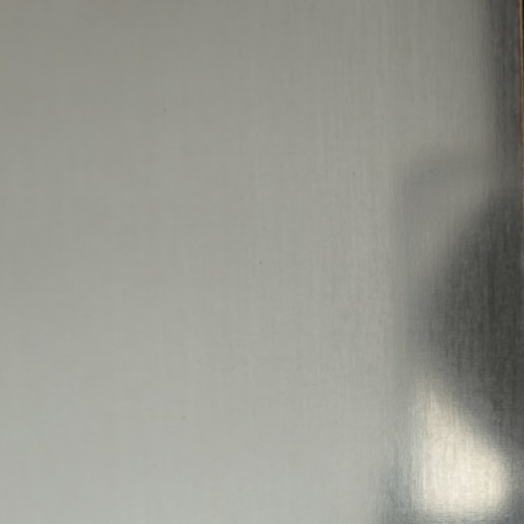 Frost mirror anodized aluminum finish
